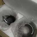 Lighting Fixture Replacement Globes Top Opening Smokey Black Glass Lamp Shades 2 Packs, for Chandelier/Pendant light/Ceiling light, 4.2cm(1.7") of socket base; 13cm(5.12") of globe width