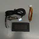 DIGITEN 4 Digital Green LED Tachometer RPM Speed Meter + Hall Proximity Switch Magnet Sensor NPN for Lathe Conveyor Belt