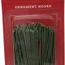 100 Large Green Ornament Hooks, Use for Decorating, Crafting, Flower Arranging, Jewelry Making, and More