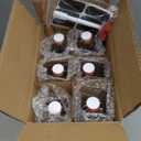 Otis Classic Swing Top Glass Bottles - Set of 6, 16oz w/Marker & Labels - Clear Bottle with Caps for Juice, Water, Kombucha, Wine, Beer Brewing, Kefir Milk or Eggnog