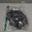 27.8Ft Halloween Decorations Flickering Flame String Lights with 29 Pack Clear Glass Flame Light Bulbs (4 Spare), E12 Base, Great for Christmas Halloween Indoor Outdoor Home Party Decor, Black Wire