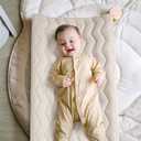 lulumoon Muslin Changing Pad Cover: Baby Cotton Quilted Changing Table Cover - Soft Changing Pad Sheets for Boys Girls