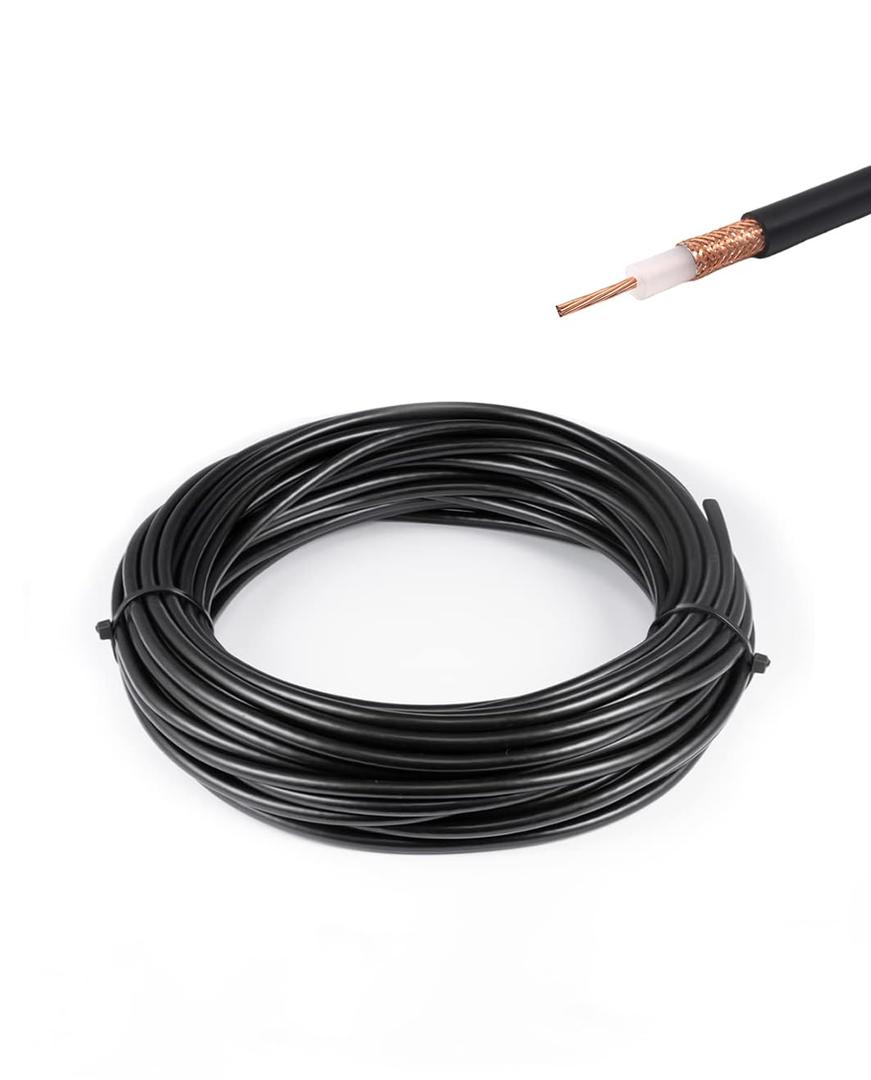 RG58 RF Coaxial Coax Cable 49.2FT/15M