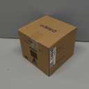 EDISHINE Tripod Table Lamp, Small Cute Bedside Lamp with Linen Beige Lampshade, Nightstand Lamp for Nursery, Bedroom, Kid Room, Living Room, Light Brown Wooden Base, E26 Socket, 14.2 Inch