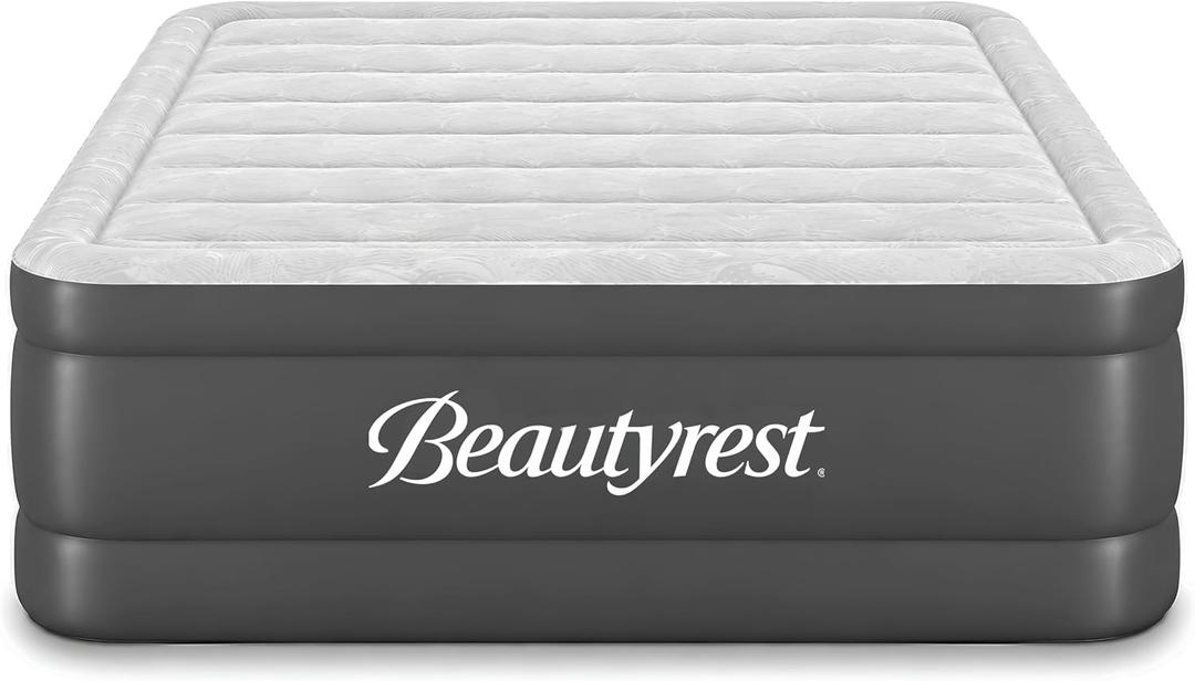 Beautyrest EverFirm Deluxe 24" Queen Air Mattress Dual Pump Firm All Night
Adjustable Comfort, Soft/Medium/Firm Settings, Textuted Cooling Sleep Surface, Supports up to 750 lbs
