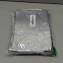 WANBAO 50 PACK 8.3"x6.2" Disposable Tin Foil Pans with Lids 2.25LB Aluminum Pans To Go Containers for Cooking, Baking, Catering Party Meal Prep, Take Out, Freeze