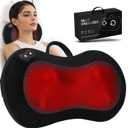 Shiatsu Neck Back Massager with Heat - Corded Deep Kneading Massager Pillow for Shoulder & Muscle Pain Relief with Removable Cover for Home & Office Use Gifts for Men Women