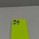 Vooii Compatible with iPhone 15 Pro Max Case, Upgraded Premium Silicone, [Camera Protection] [Soft Anti-Scratch Microfiber Lining] Shockproof Phone Case for iPhone 15 Pro Max 6.7" - Fluorescent Green