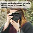 Easy Hood Camera Case for Canon EOS R10 Mirrorless Camera, Anti-Scratch Soft Silicone Rubber Case Protective Body Housing Protector Skin Cover-Black