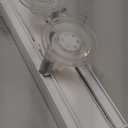 LazBlinds No Drill Cordless Pleated Shades with Suction Cups Light Filtering Top Down Bottom Up Pleated Blinds for Window Glass Size 29 5/8" W × 48" H, White