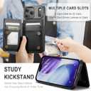 Vinich for iPhone 17 Pro Wallet Case with Card Holder, RFID Blocking Credit Slots Kickstand Shockproof Phone Cover Fit for iPhone 17 Pro 6.3" Black