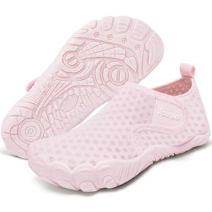 Racqua Kids Water Shoes Girls Boys Quick Dry Beach Barefoot Swim Aqua (Little Kid/Big Kid) (Wzk1653-pink) 198