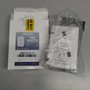 ELECTECK 2 Pack GFCI Outlets 15 Amp, Non-Tamper Resistant, Decor GFI Receptacles with LED Indicator, Ground Fault Circuit Interrupter, Wallplate Included, ETL Listed, White