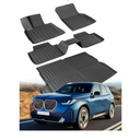 Floor Mats Compatible with 2025 2026 BMW X3 M50/30 xDrive, All Weather Protection TPE Rubber Floor Liners Accessory Custom Fit for 2026 BMW X3, Non-Slip Waterproof, Black