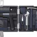HOTO Cordless Brushless Drill Tool Set, Variable Speed, Hidden Buckle, Unique LED Screen, Intelligent Digital Display, Safe, Exquisite & Practical, High-end Drill Kit for Home/Daily Use