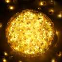 ZGWJ 100PCs Mini Led Lights for Paper Lantern, Led Balloons Light up Balloons for Neon Party Lights Easter Eggs Christmas Halloween Birthday Party Wedding Decoration (Warm White)