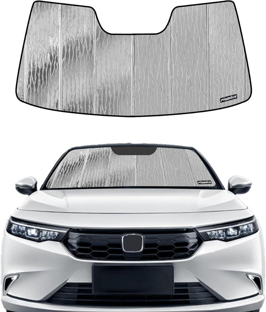 Pigenius Windshield Sun Shade for Honda Accord 2018-2022 Window Sunshade- AstraGuard (Silver)