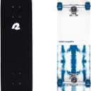 Retrospec Alameda Skateboard Complete | Canadian Maple Wood Deck w/ 5.5 Inch Aluminum Alloy Trucks for Commuting, Cruising, Carving & Downhill Riding (8", Azul Mist)