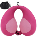 INFANZIA Kids Chin Supporting Travel Neck Pillow, Helps Support Head and Neck, Comfortably Designed for Head, Neck, and Chin Support - Gifts for Toddler/Child/Kids, Pink