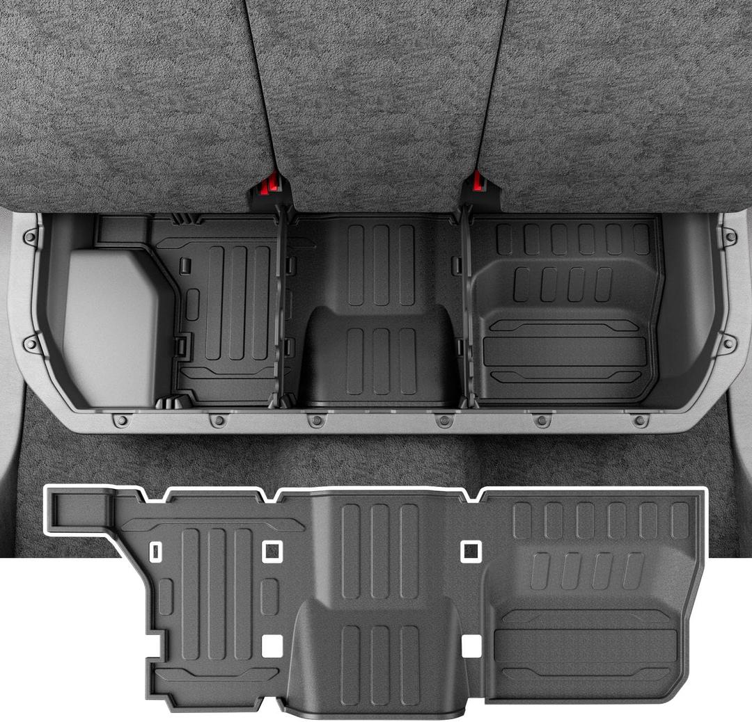 2nd Row Under Seat Storage Mat Compatible with 2022-2026 Toyota Tundra Under Seat Organizer Liner Storage Liner Replacement for 2022-2026 Toyota Tundra Accessories
