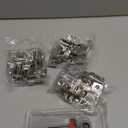 8 Pack 1/2 inch Overlay Soft Close Cabinet Door Hinges for Kitchen Cabinet Hinges Hidden Hinge Stainless Steel Concealed Kitchen Cabinet Hinge Self Closing Screw Holes Distance of Cup is 45 mm