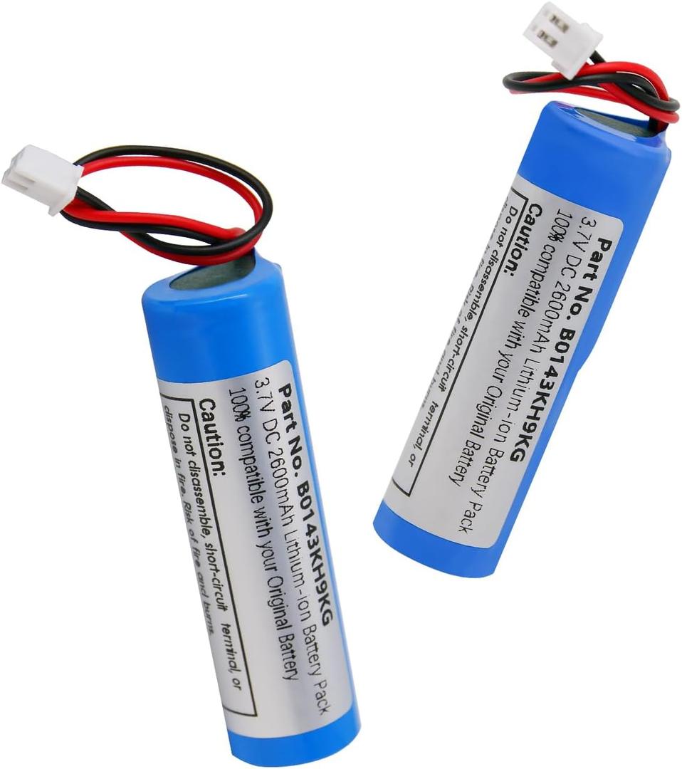 Rechargeable Li-ion Battery Pack (2pcs 2600mAh XH2.54 3.7V)
