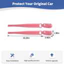 RT-TCZ for Jeep JL Windshield Wipers Arm Cover Trim Cowls for Jeep Wrangler JL Gladiator JT 2018 up Pink Exterior Accessories 2pcs