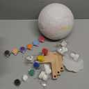 Minleway [ Update 2025] Paint Your Own Moon Lamp Kit, 5.9 inches-Button Battery Type DIY Moon Night Light for Kids Art Supplies Creativity Arts & Crafts Kit for Kids, Teen Girls Boy Birthday