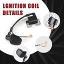 Black Aluminum Pull Starter Recoil Starter for 2 Stroke Engine 47cc 49cc Pocket Bike Mini ATV Dirt Bike