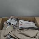 Extra Wide Burly Wood Birch Blackout Sliding Glass Door Curtains 90 Inches Long 2 Panels Set, Memory Trained Pinch Pleated Linen Double Layer Black Out Heat Blocking Modern Curtain with Hook 70W x 90L