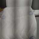 AEROiVi Full Body Bath Pillow with Lumbar Pillow Bathtub Cushion with 14 Suction Cups 3D Air Mesh Fit Any Tub Luxury Bathroom Accessories (50 inch)