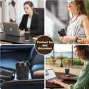 AIRE 80 Pack Coffee Cups with Lids 16 oz Disposable Coffee Cup for Hot and Cold Drinks, To Go Coffee Cup with Lids, Straws, Insulated Paper Cup Set for Home, Office, Travel, Cafe, Black