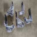 Garden Tool Organizer Wall Mount, Heavy Duty 48 Inches Garage Organization and Storage Racks for Yard Tools with 6 Hooks, Tool Hangers Holders for Hanging Folding Chair, Rake and Shovel