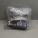 WeCozy Queen Size Comforter Set with 2 Pillowcases, Christmas Blue Snowman Winter Snowflakes Soft 3 Pcs Bedding for Kids and Adults Bedroom Bed Decor