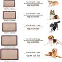 MINIDEAR Dog Crate Pad, Crate Bed Non-Skid Kennel Pad, Rubber Backing Memory Foam for Dog Bed Mat, Machine Washable Dog Bed for Crate, 19"x30"
