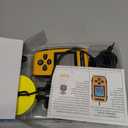 Handheld Fish Finder Portable Fishing Kayak Fishfinder Fish Depth Finder Fishing Gear with Sonar Transducer and LCD Display (Yellow)