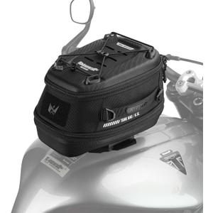 Rhinowalk Motorcycle Tank Bag Magnetic Quick Release 5-6.5L Expandable Capacity Motorbike Storage Bag Backpack with Rain Cover (Black)