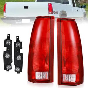Boine Tail Light Compatible With 19881999 Chevy/GMC Silverado Sierra C/K 1500 2500 3500 Suburban Tahoe Blazer Yukon Cadillac Escalade Driver and Passenger Side Rear Light Brake Lamps Housing