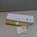 Gloryang Inkless Portable Printer for Travel, Wireless Thermal Printer Supports 8.5" x 11" US Letter Size, Bluetooth Machine Includes Carry Case and 3 Rolls of Thermal Paper Kit, Blue