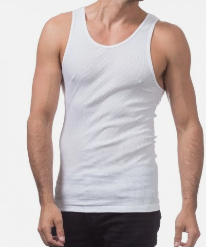 ProClub White T-shirt Top 3Ps, Medium
