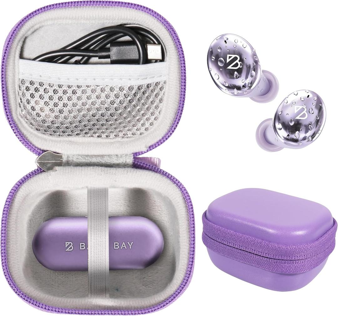 CaseSack Case for Tempo 30 Wireless Earbuds (Purple)