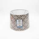 Lamp Shade floral geometric elements Intersecting curved straight bold stripes Drum Lamp Shades for Table Lamps Floor Lamps Pendant Light 12"x14"x10" Replacement Lampshade Large Linen Lampshades