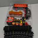 OleFun Train Set, Electric Train with Water Steam, Sounds & Lights, Model Christmas Train Set for Under The Tree, Railway Kit Gifts for 3, 4, 5, 6, 7, 8+ Year Old Boys & Girls