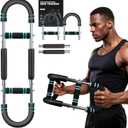 Twister Arm Trainer,Adjustable Chest Workout Equipment,60-110lb Chest Trainer for Men,Portable Power Twister Bar for Chest Clip Muscle & Arm Strength