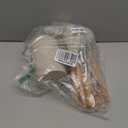 Silicone Cooking Utensils Set - AVGPD Silicone Kitchen Utensils for Cooking Wooden Handles, 446F Heat Resistant Kitchen Utensil Spatula Sets w Holder, Gadgets for Non-Stick Cookware BPA FREE (Khaki)