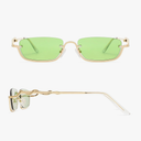 Snake Sunglasses for Women Men Narrow Rectangular Y2k Chic Sunnies AP3649