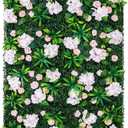 Artificial Flower Wall Backdrop 12-Pack 16"* 24" Light and Dark Pink Artificial Floral Panels Spring Wedding Home Valentine's Day Photography Event Party Decoration