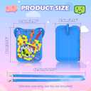 Silicone Cover Case for Bitzee Disney Interactive Toy Digital Pet and Case with Lanyard,Protective Case Holder Skin for Bitzee Virtual Electronic Pets for Girls & Boys Blue