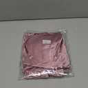100% Mulberry Silk Bonnet for Sleeping Women Double Layer Silk Hair Bonnet Natural Silk Sleep Cap with Elastic Reversible Hair Wrap (Bean Paste + Light Pink)