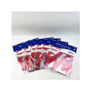 Happy 4Th Of July Banner, 5ft, Pack Of 3